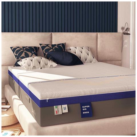 Materasso 3000 Molle e Memory 5 cm Alto 30 cm Hybrid Super Big Bros misura 120x190 cm - Foto 2