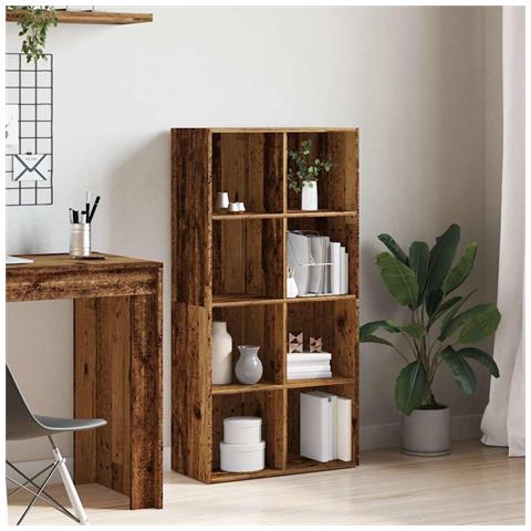 Libreria In Legno Antico 66x30x130 Cm In Legno Multistrato - Foto 3