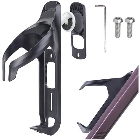 Portaborraccia Con Scomparto Airtag - Nero - Foto 1