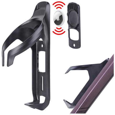 Portaborraccia Con Scomparto Airtag - Nero - Foto 2