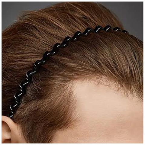 Elegante Set Di Fasce Nere Per Capelli - Collezione Di Cerchietti Per Capelli Da 8 Pezzi - Foto 2