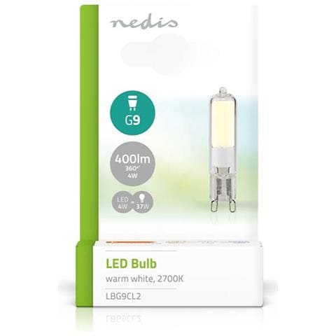 Lampadina Led G9 4w 2700k 400lm Ipx2 Capsula G9, Bianco - Foto 5