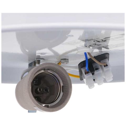 Lampade da soffitto con paralume stellato tortora Ø 30 cm tessuto E27 - Foto 9