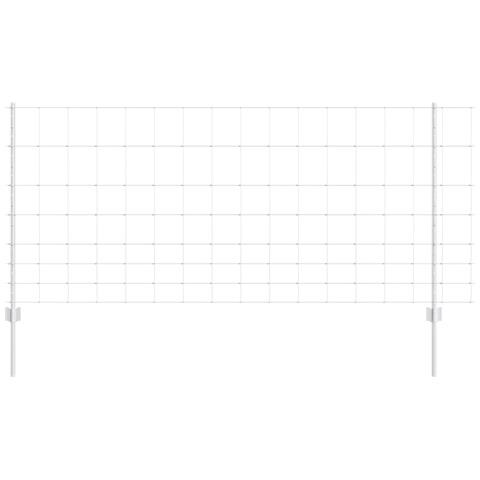 Pali per Recinzione 22 pcs U-Channel 100 cm Acciaio Galvanizzato, Recinzione da Campo 1x25 m Acciaio Galvanizzato - Foto 1