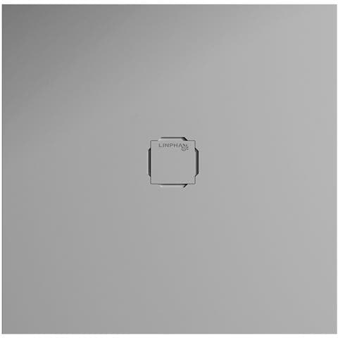 Piatto Doccia Quadrato 100x100 Cm Effetto Liscio Marmoresina Harmony Cemento - Foto 1