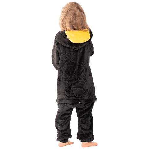 Pigiama Per Bambini Kigurumi Onesie Costume Pinguino Nero 135-145 - Foto 5