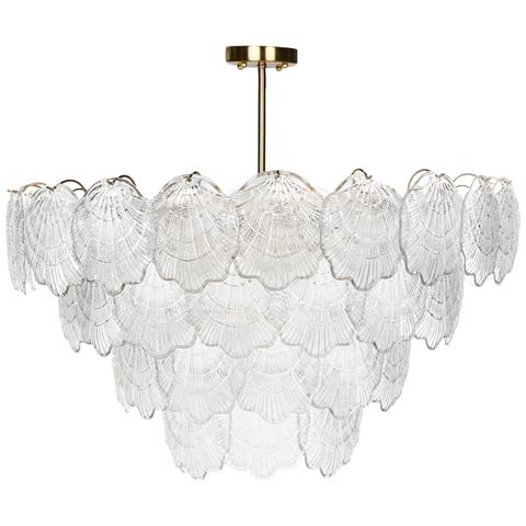 Lampadario Temash Vetro Ottone - Foto 2