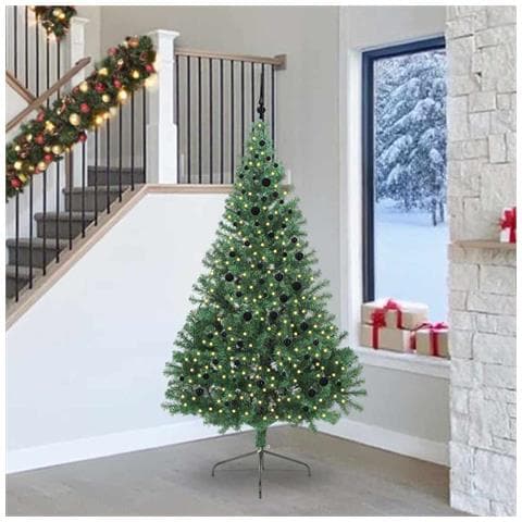 Albero di Natale artificiale con luci integrate Verde 240 cm - Foto 2