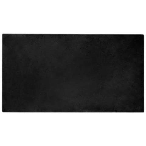 Tappeto in Pelliccia Sintetica di Coniglio Olite Nero - Foto 1