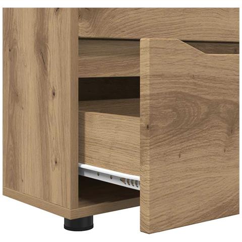 Armadio Rovere artigianale 40 x 48 x 57 cm Legno multistrato - Foto 9