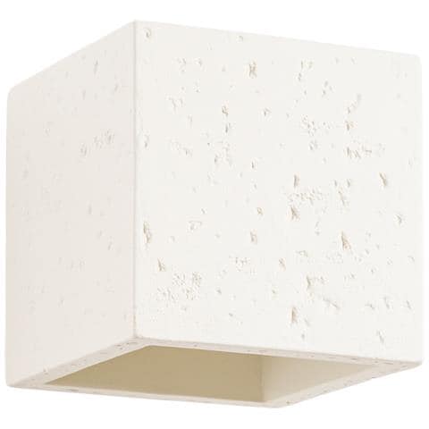 Lampada Da Parete Quad Cemento Beige Sl. 1844 - Industriale Lampada Da Parete Beige 10x10x12 Cm - Foto 1