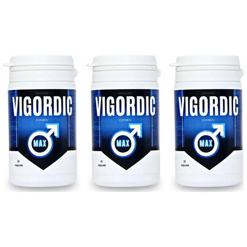 3x Vigordic Max Integratore Alimentare 30pcs - Foto 1