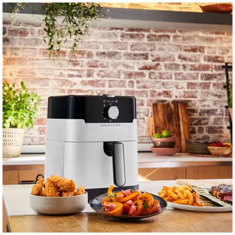 Easy Fry & Grill EY501A Singolo 4,2 L Indipendente 1550 W Friggitrice ad aria calda Nero, Acciaio inox - Foto 11