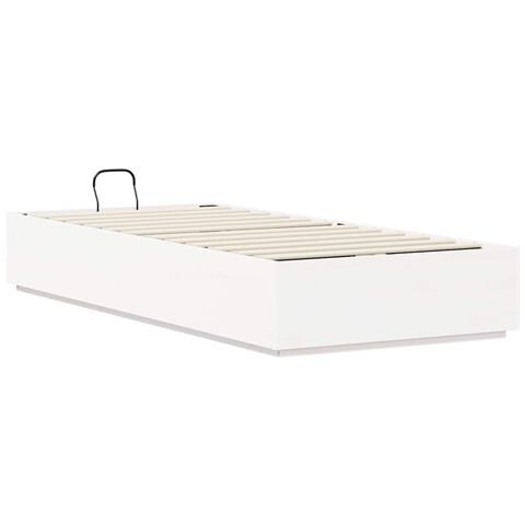 Letto ottomano Bianco 80 x 200 cm Legno di pino massiccio - Foto 9