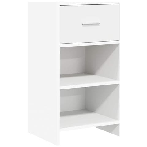 Credenza Bianco 40 x 36 x 80 cm Legno ingegnerizzato - Foto 1