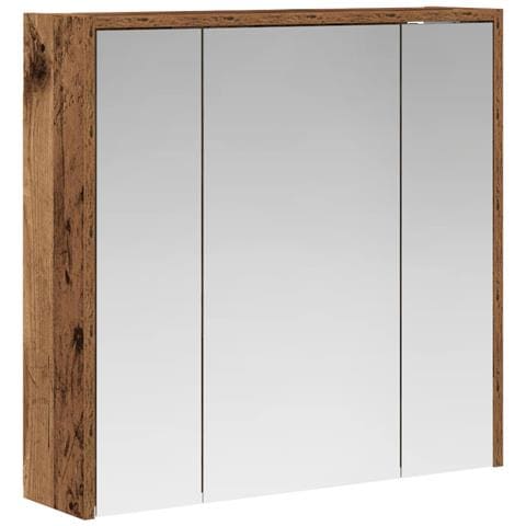 Mobiletto per specchio da bagno Legno vecchio - Foto 1