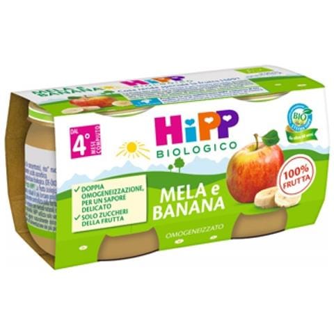 Hipp Omog Mela /Banana 2X80G - Foto 1