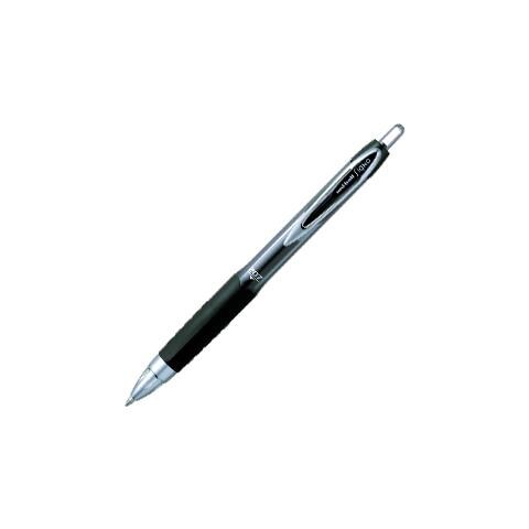 confezione da 12 pezzi - roller a scatto uni-ball signo 207 0,7mm nero uni mitsubishi - Foto 2