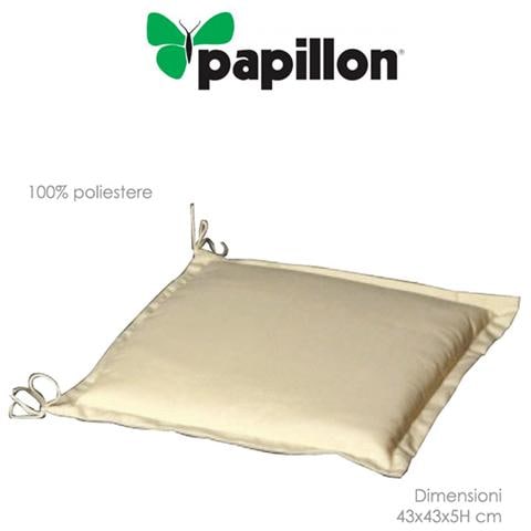 Cuscino Double Face in Poliestere Beige / Rigato per Sedia Giardino - Foto 1