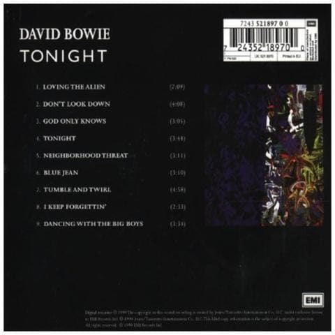 David Bowie - Tonight - Foto 2