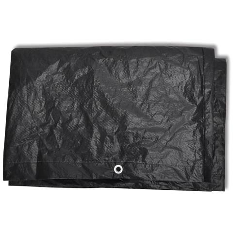 Telo Di Copertura Per Mobili Da Esterno Con 8 Occhielli 135x135x90 Cm - Foto 5
