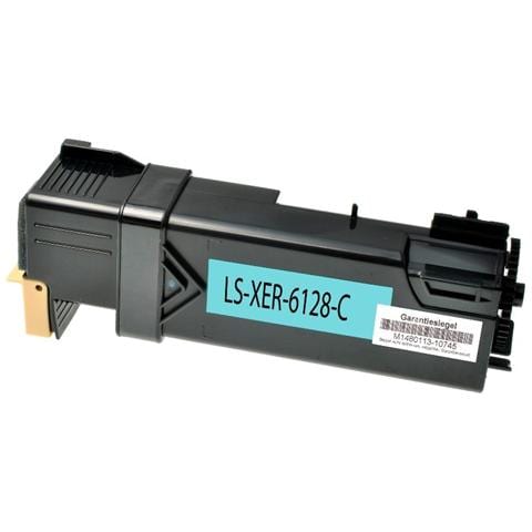 TONER COMPATIBILE -  6128 Ciano Per Xerox Phaser 6128 106r01452 Capacità 2.500 Pagine - Foto 1