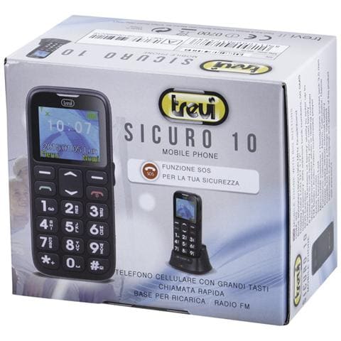 Sicuro 10 Senior Phone Display 1.77" +Slot MicroSD Bluetooth con Tasti Grandi + SOS Colore Nero - Italia - Foto 8