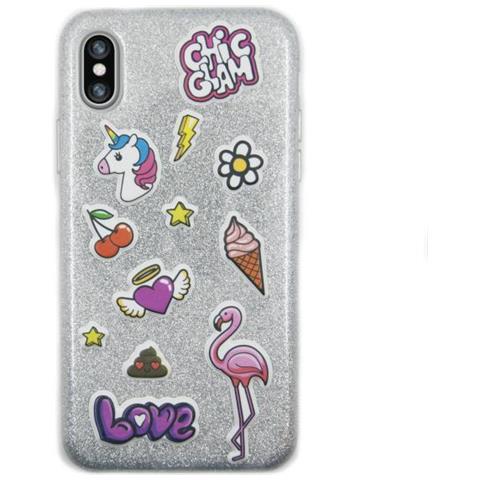 Cover per iPhone X con Puffy Stickers Chic - Foto 1