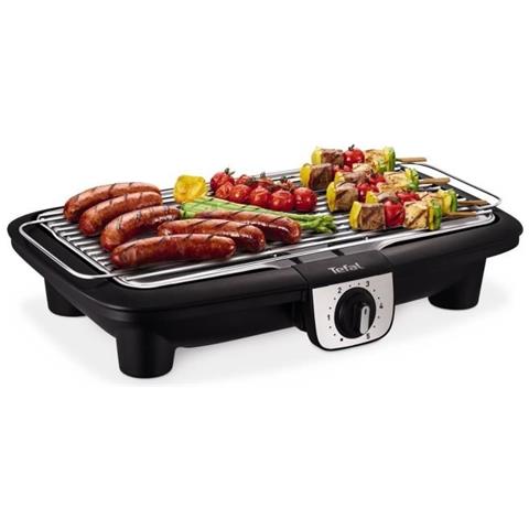 Barbecue Elettrico da Tavolo e Piedini BG921812 Potenza 2500 Watt Colore Nero - Foto 2
