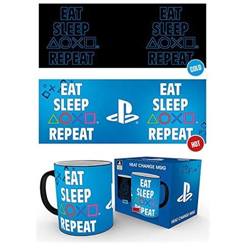 Playstation - Eat Sleep Repeat (tazza Termosensibile)  - Foto 1