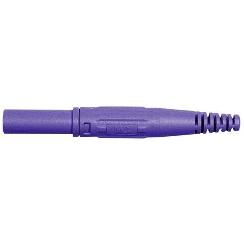 Xl-410 Spina Da Laboratorio Spina Dritta Ø Perno: 4 Mm Violetto 1 Pz. - Foto 1