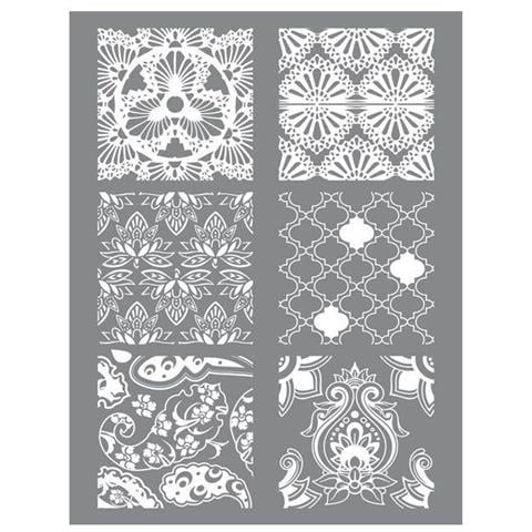 Stampino 11,4 X 15,3 Cm Per Plastilina Fimo - Indù - Foto 2