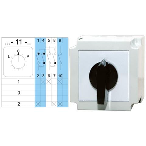 Interruttore A Bilanciere. 4g 25-11-pk 25a Reversed - Foto 1