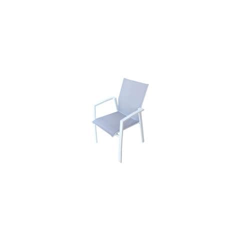 Poltrona Maili Bianca, 57x61x89 Cm Bianco - Foto 4
