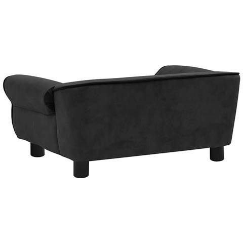 Divano per Cani Nero 72x45x30 cm in Peluche - Foto 9