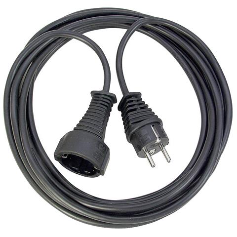 H05VV-F 3G1,5, Maschio / femmina, 10m, Nero - Foto 1