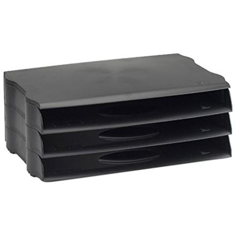 DR800BLK Vassoio da scrivania 243 x 45 x 362 mm colore Nero - Foto 1