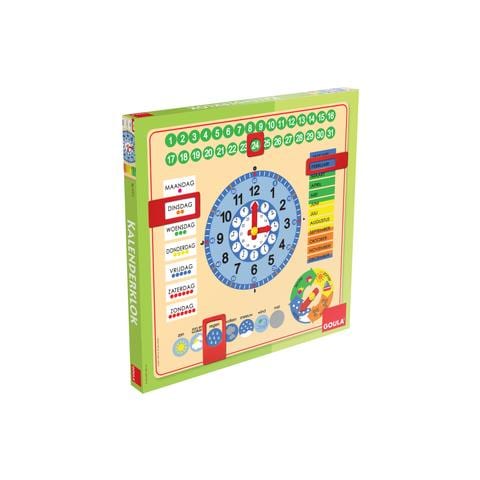 Giocattolo di Apprendimento Calendario Orologio Multicolore - Foto 2