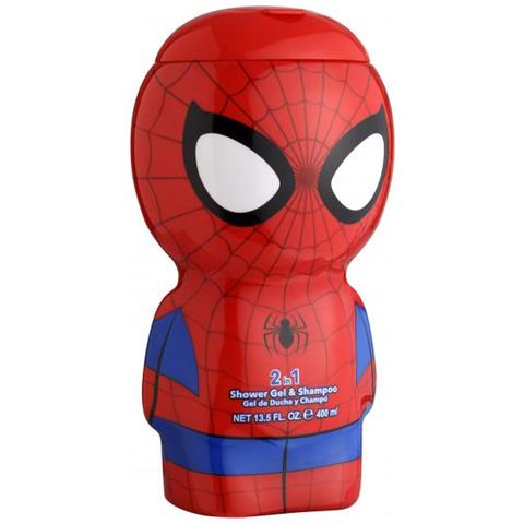 Gel Doccia 2-in-1 Spider-man Ragazzi Rosso / blu 400 Ml - Foto 1