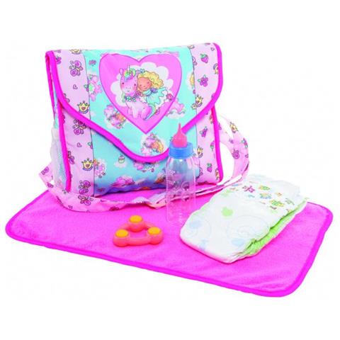 Borsa Per Pannolini Con Accessori 24 X 24 Cm Poliestere Rosa - Foto 1