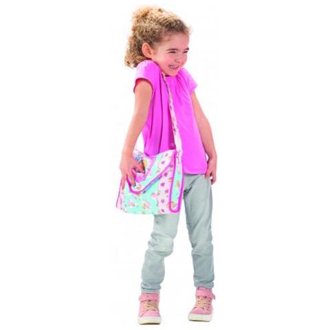 Borsa Per Pannolini Con Accessori 24 X 24 Cm Poliestere Rosa - Foto 4