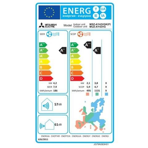 Unità Esterna MUZ-EF25VGUE - Foto 2
