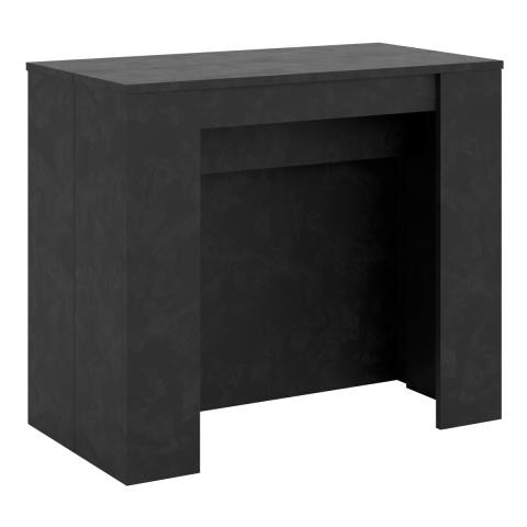 Consolle Allungabile 90x48/296 Cm Venus - Antracite Spatolato - Foto 1