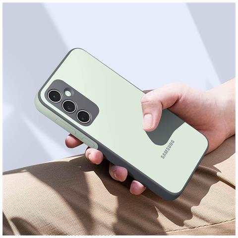 Cover Per Samsung S23 Fe Soft-touch Silicone Case Originale, Verde Chiaro - Foto 5