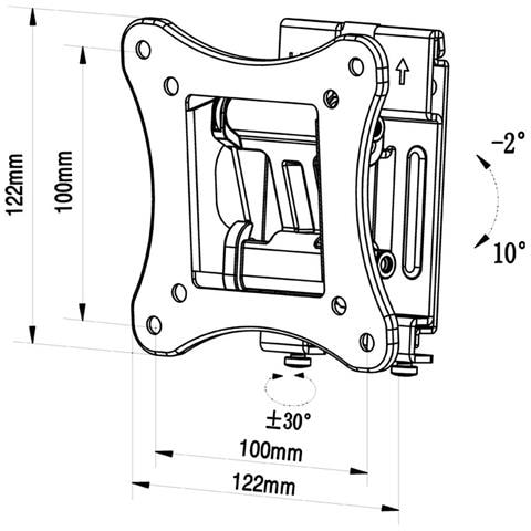 Supporto Tv Tm Electron 15 Kg 10'-24' - Foto 2