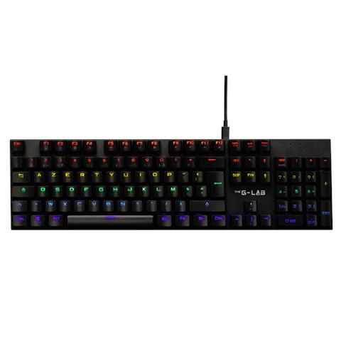 Keyz Carbon EX tastiera Gaming USB AZERTY Francese Nero - Foto 1