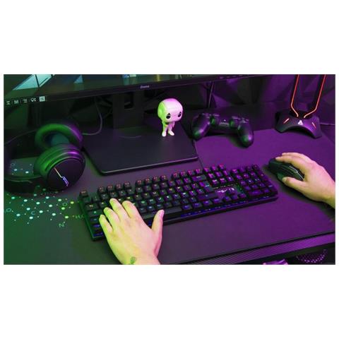 Keyz Carbon EX tastiera Gaming USB AZERTY Francese Nero - Foto 6