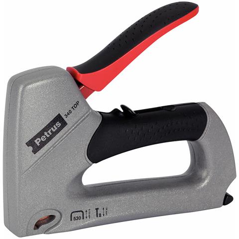 340 Chiodatrice /cucitrice Superiore In Metallo - Per Graffette Da 530/6 A 14 Mm E Tipo 8 Pin Da 15 Mm - Regolazio - Foto 1