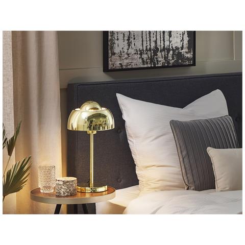 Lampada Da Tavolo Senette Metallo Oro - Foto 1