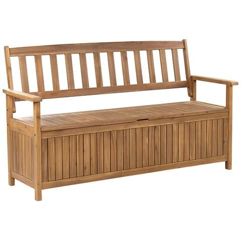 Panca Da Giardino Con Contenitore Legno 160 Cm Sovana - Foto 7